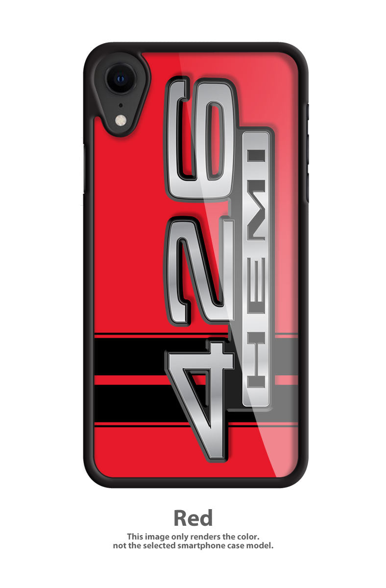 Dodge HEMI 426 1967 - 1968 Emblem Smartphone Case - Racing Stripes