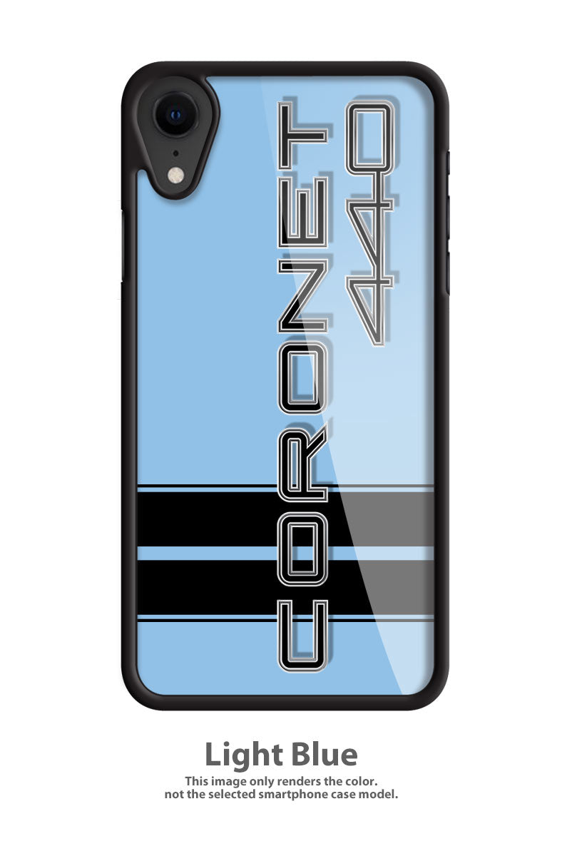 Dodge Coronet 440 1967 - 1968 Emblem Smartphone Case - Racing Stripes