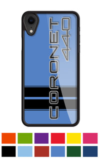 Dodge Coronet 440 1967 - 1968 Emblem Smartphone Case - Racing Stripes