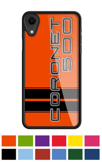 Dodge Coronet 500 1967 - 1968 Emblem Smartphone Case - Racing Stripes