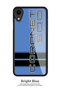 Dodge Coronet 500 1967 - 1968 Emblem Smartphone Case - Racing Stripes