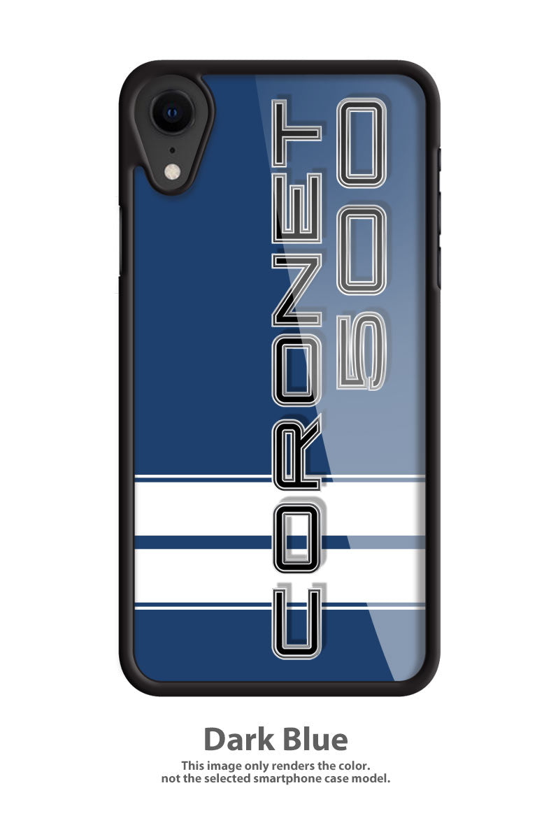 Dodge Coronet 500 1967 - 1968 Emblem Smartphone Case - Racing Stripes