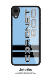 Dodge Coronet 500 1967 - 1968 Emblem Smartphone Case - Racing Stripes