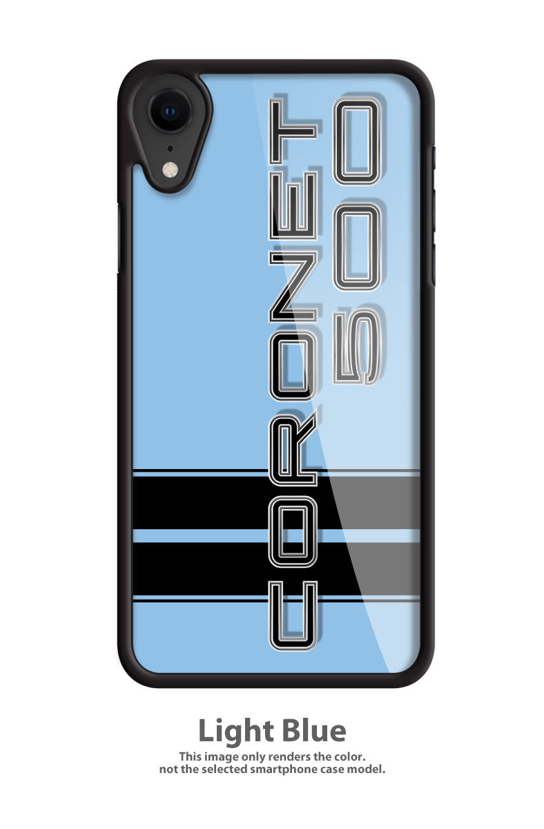 Dodge Coronet 500 1967 - 1968 Emblem Smartphone Case - Racing Stripes