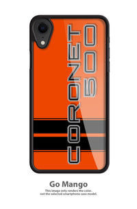 Dodge Coronet 500 1967 - 1968 Emblem Smartphone Case - Racing Stripes