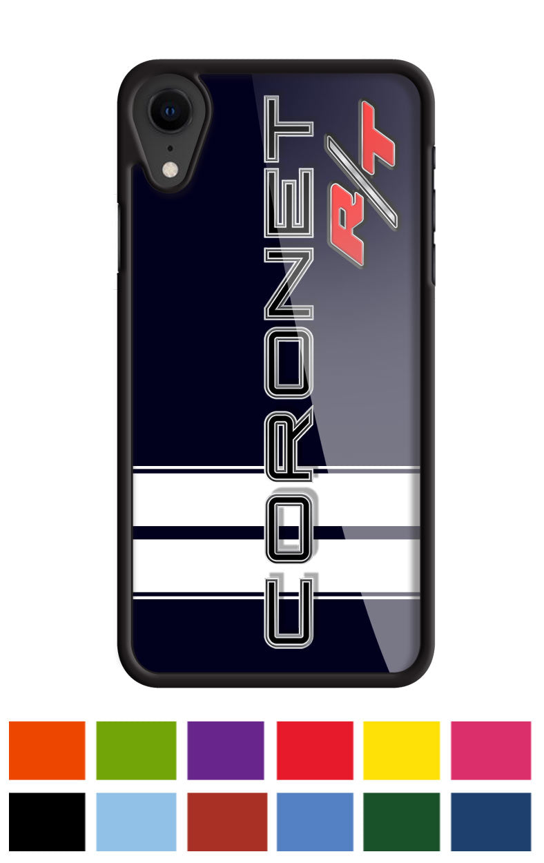 Dodge Coronet RT 1967 - 1968 Emblem Smartphone Case - Racing Stripes