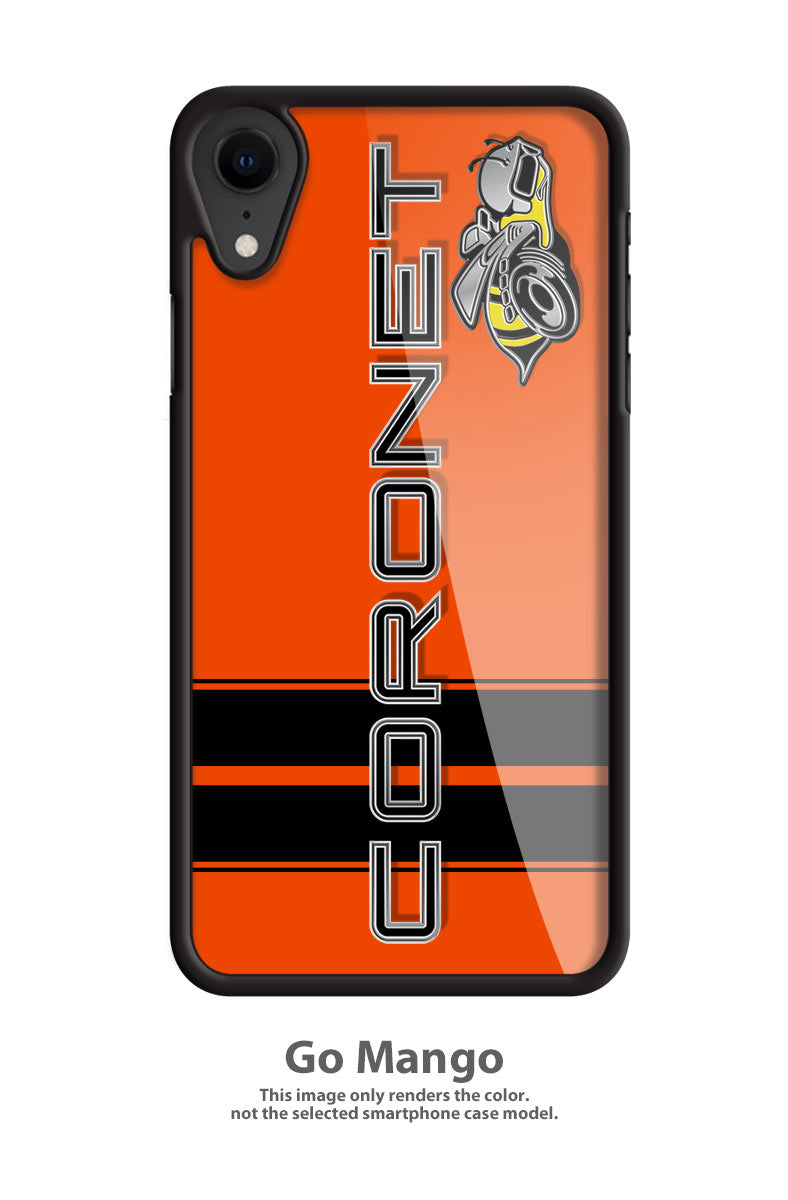 Dodge Coronet Super Bee 1968 Emblem Smartphone Case - Racing Stripes