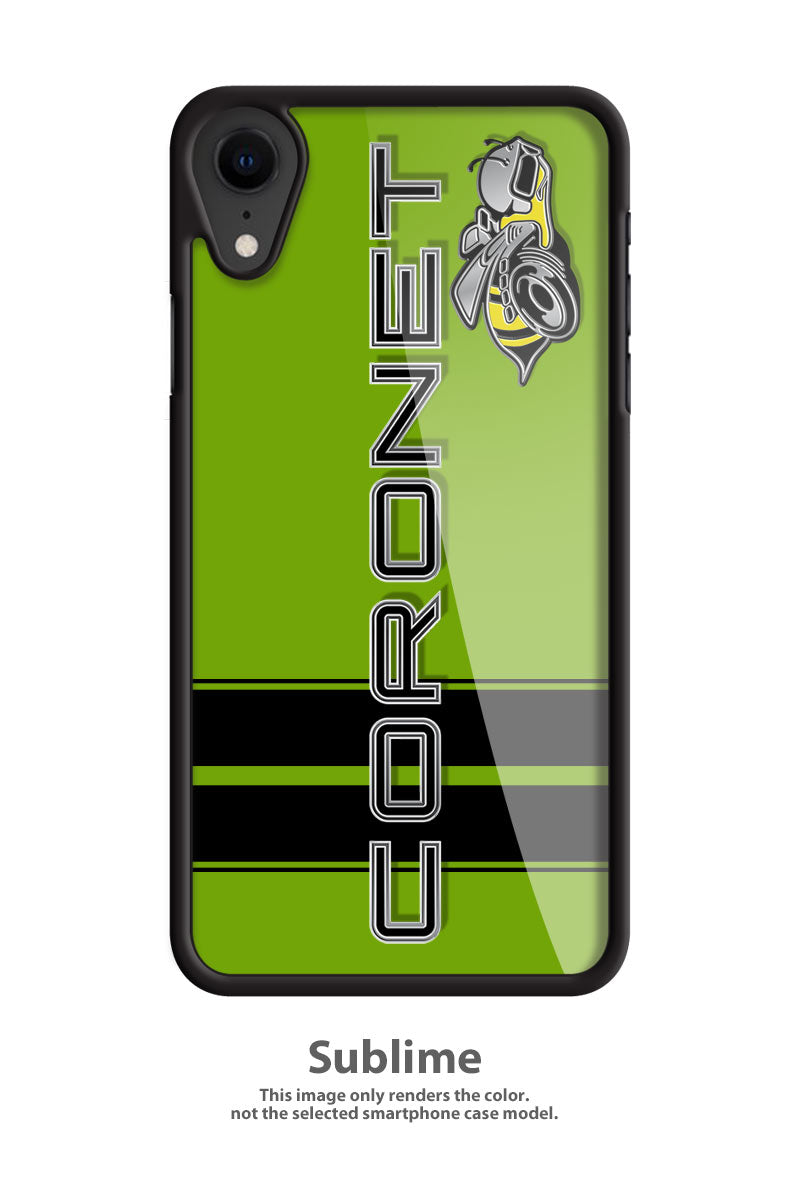 Dodge Coronet Super Bee 1968 Emblem Smartphone Case - Racing Stripes