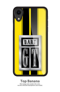 Dodge Dart GT 1967 Emblem Smartphone Case - Racing Stripes