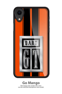 Dodge Dart GT 1967 Emblem Smartphone Case - Racing Stripes