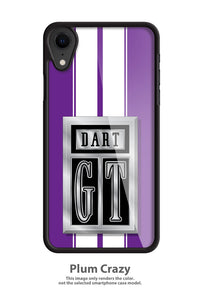 Dodge Dart GT 1967 Emblem Smartphone Case - Racing Stripes