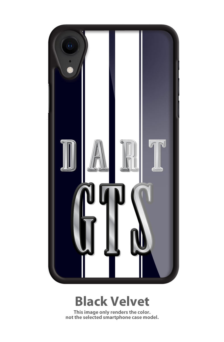 Dodge Dart GTS 1968 Emblem Smartphone Case - Racing Stripes - Logo