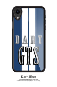 Dodge Dart GTS 1968 Emblem Smartphone Case - Racing Stripes - Logo