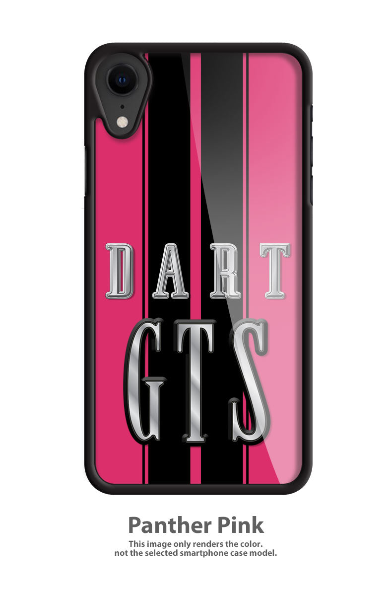 Dodge Dart GTS 1968 Emblem Smartphone Case - Racing Stripes - Logo