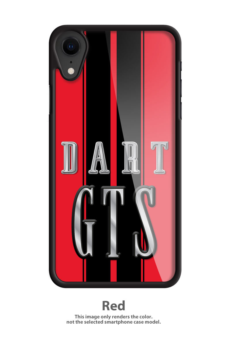 Dodge Dart GTS 1968 Emblem Smartphone Case - Racing Stripes - Logo