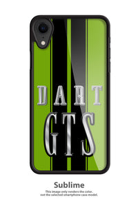 Dodge Dart GTS 1968 Emblem Smartphone Case - Racing Stripes - Logo