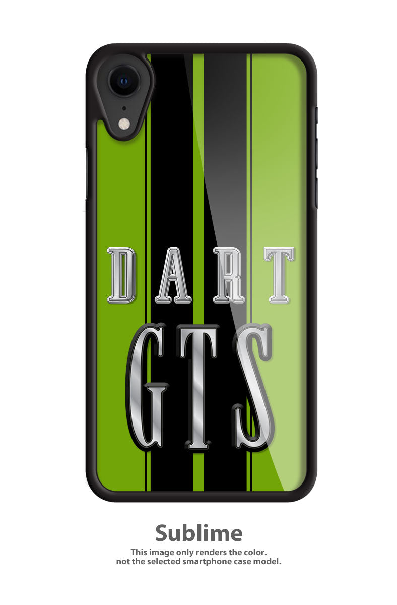 Dodge Dart GTS 1968 Emblem Smartphone Case - Racing Stripes - Logo