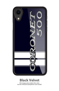 Dodge Coronet 500 1969 - 1972 Emblem Smartphone Case - Racing Stripes