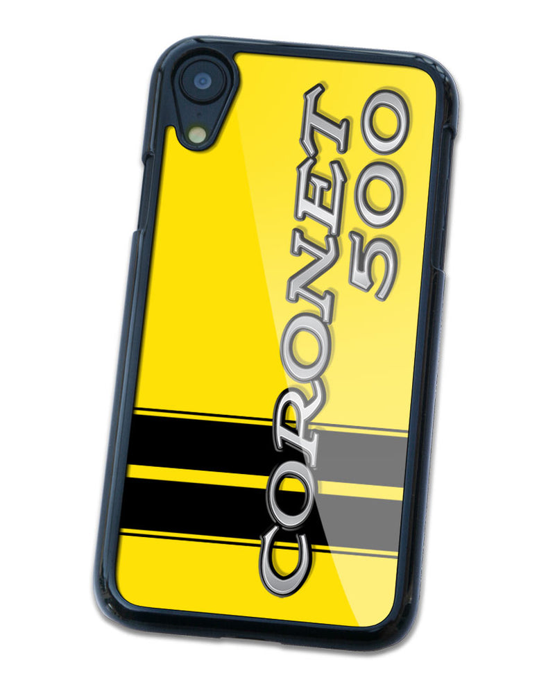 Dodge Coronet 500 1969 - 1972 Emblem Smartphone Case - Racing Stripes