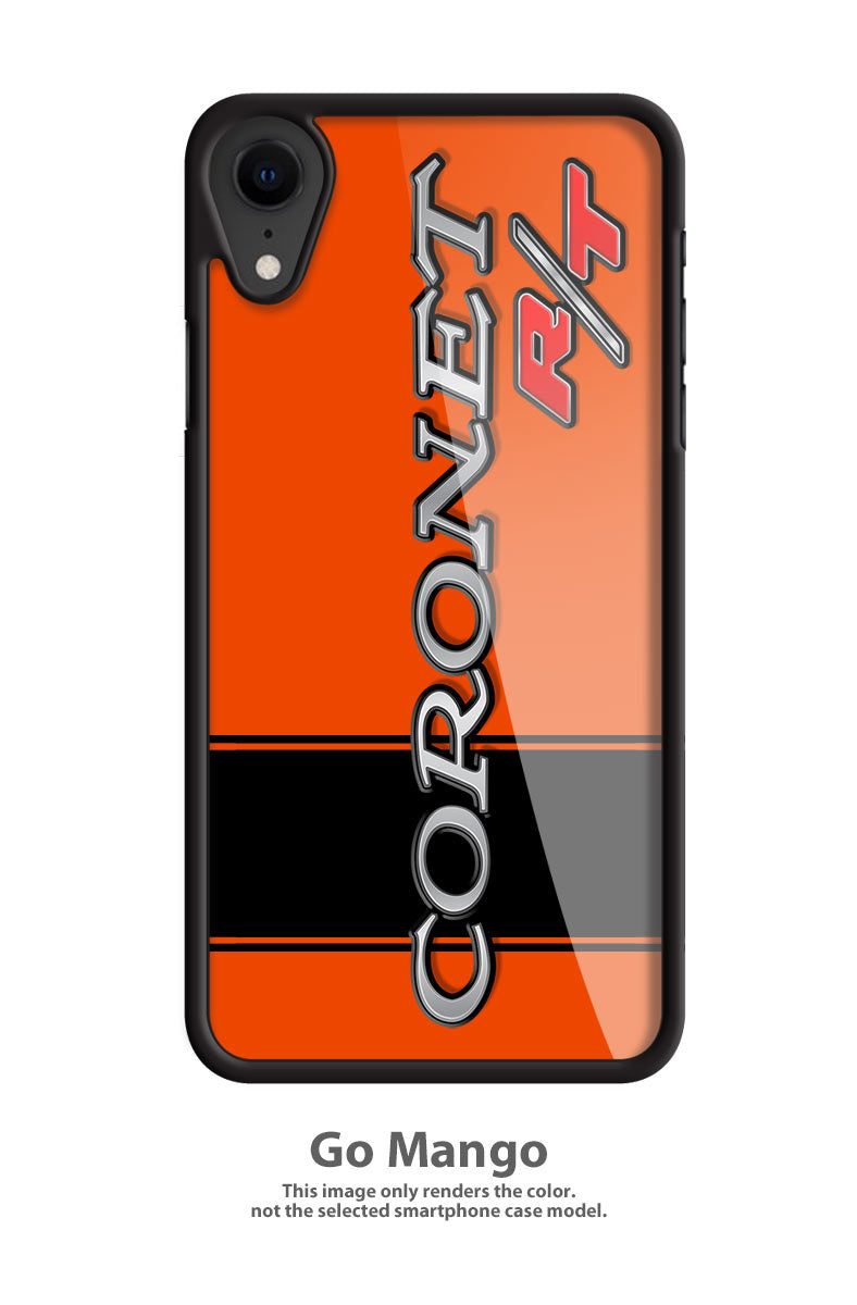 Dodge Coronet RT 1969 - 1970 Emblem Smartphone Case - Racing Stripes