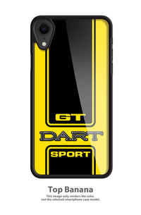 Dodge Dart GT Sport 1969 Emblem Smartphone Case - Racing Stripes - Logo