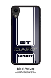 Dodge Dart GT Sport 1969 Emblem Smartphone Case - Racing Stripes - Logo