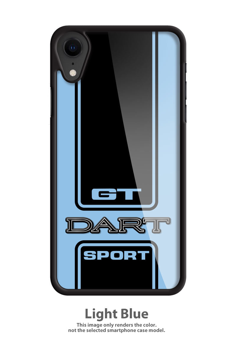 Dodge Dart GT Sport 1969 Emblem Smartphone Case - Racing Stripes - Logo