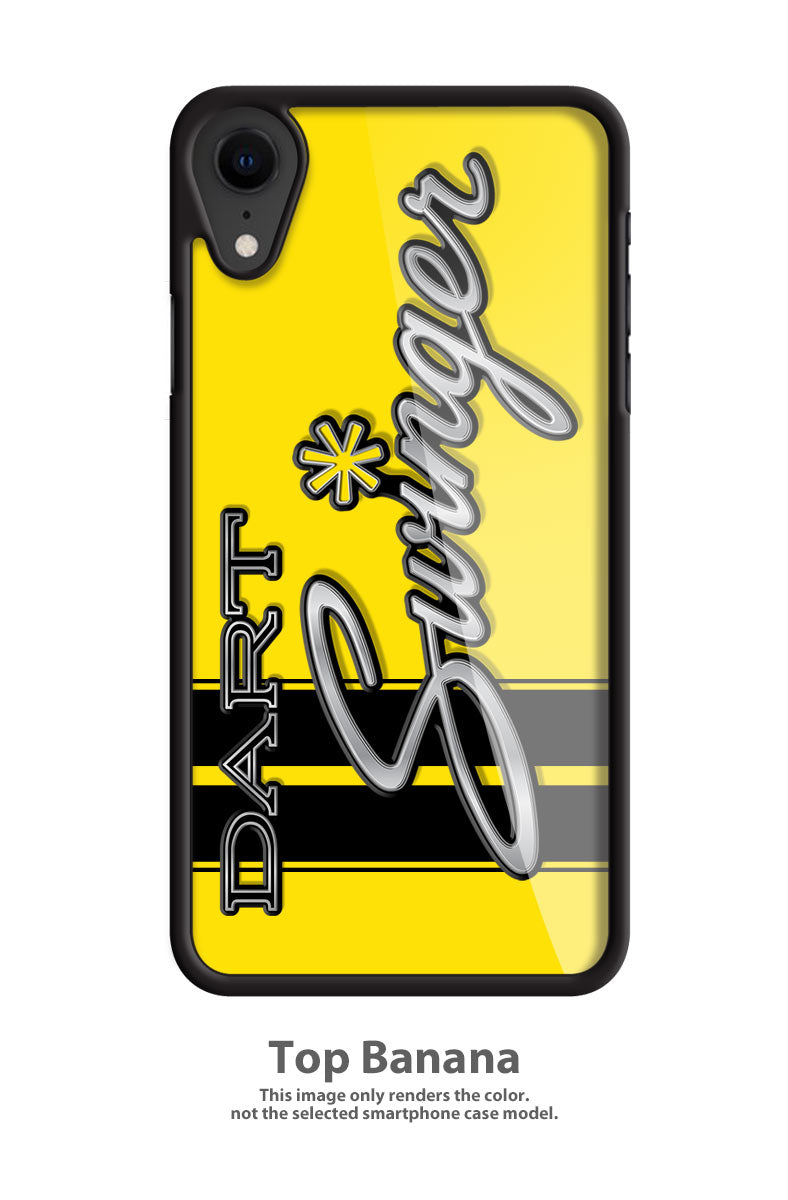 Dodge Dart Swinger 1970 Emblem Smartphone Case - Racing Stripes