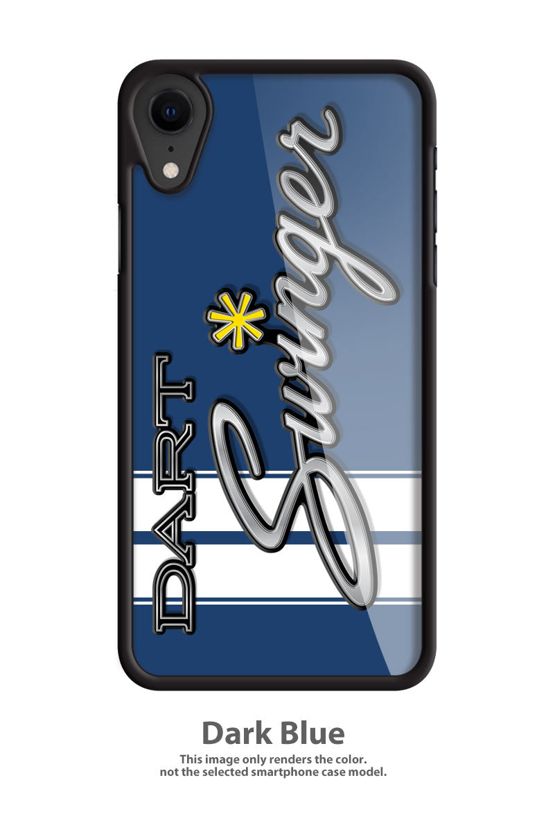 Dodge Dart Swinger 1970 Emblem Smartphone Case - Racing Stripes