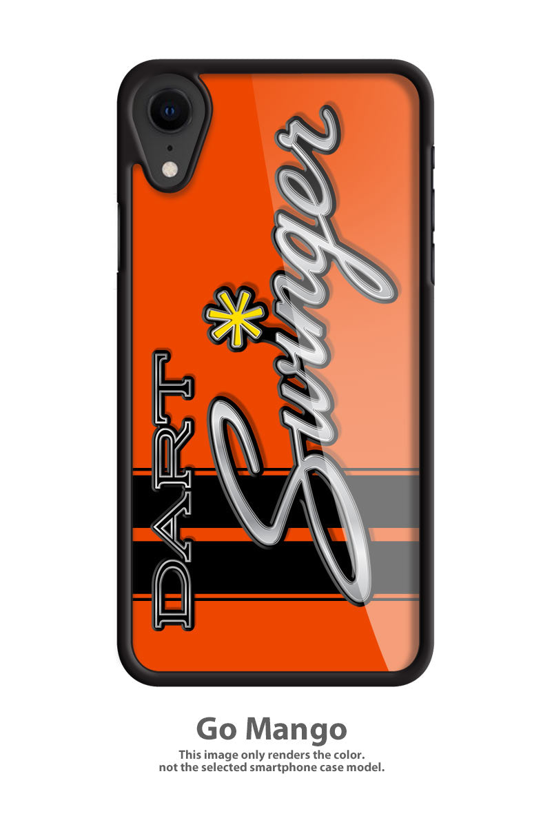 Dodge Dart Swinger 1970 Emblem Smartphone Case - Racing Stripes