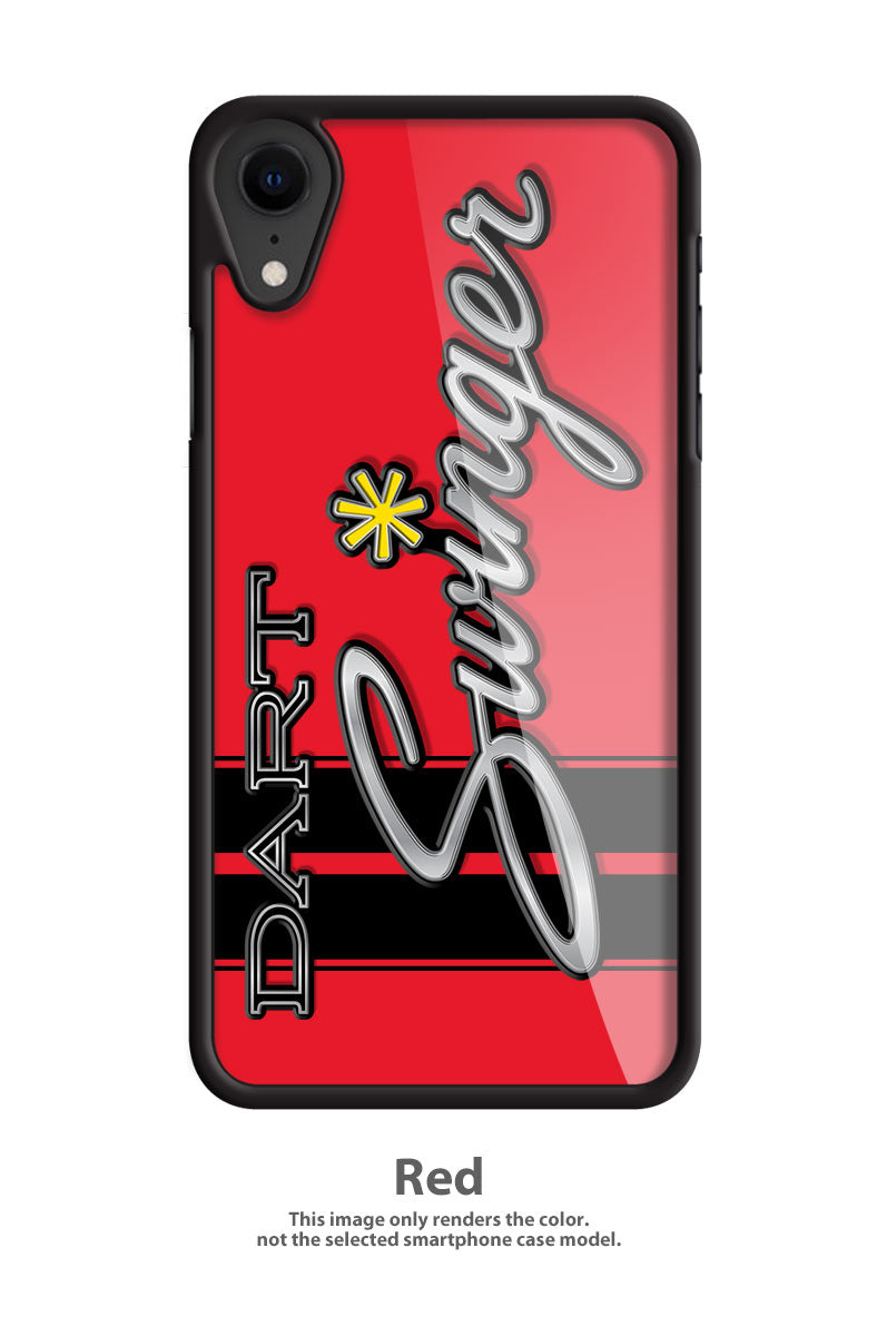 Dodge Dart Swinger 1970 Emblem Smartphone Case - Racing Stripes