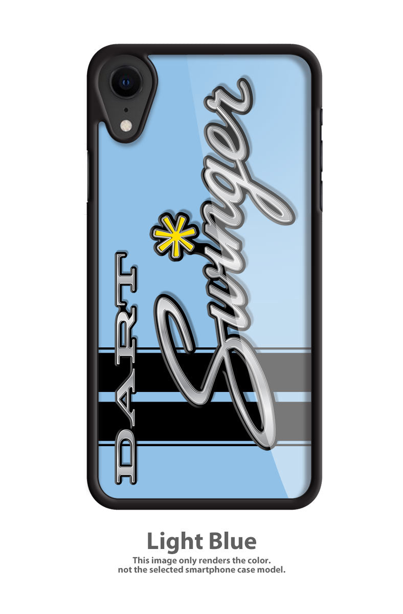 Dodge Dart Swinger 1971 Emblem Smartphone Case - Racing Stripes