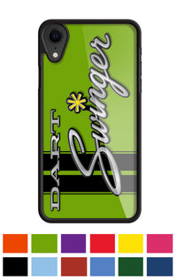 Dodge Dart Swinger 1971 Emblem Smartphone Case - Racing Stripes