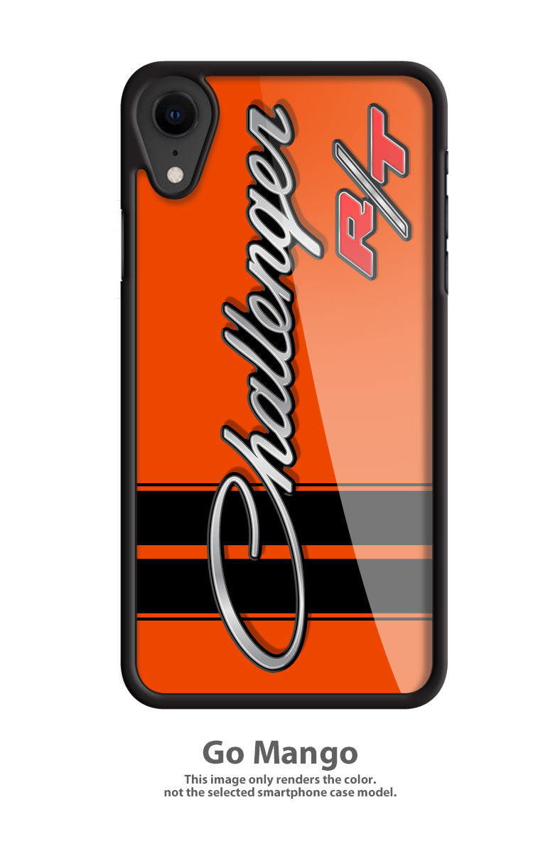 Dodge Challenger RT 1970 - 1974 Emblem Smartphone Case - Racing Stripes