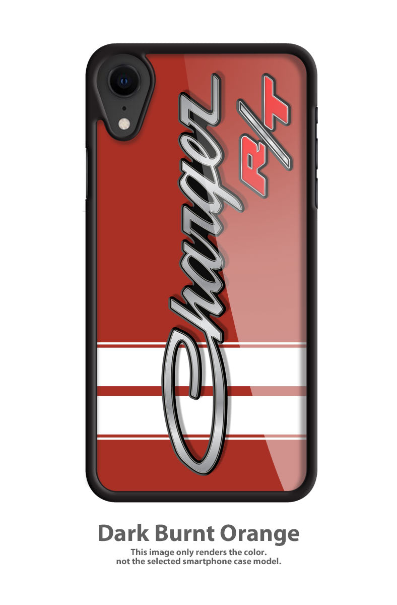 Dodge Charger RT 1968 - 1971 Emblem Smartphone Case - Racing Stripes