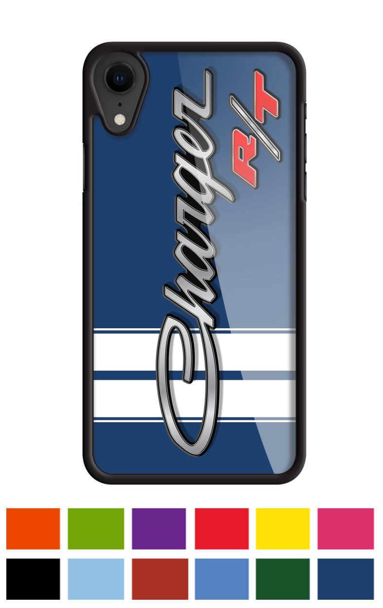 Dodge Charger RT 1968 - 1971 Emblem Smartphone Case - Racing Stripes