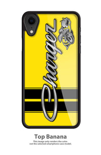 Dodge Charger Super Bee 1971 Emblem Smartphone Case - Racing Stripes