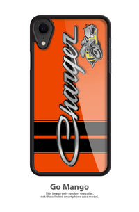 Dodge Charger Super Bee 1971 Emblem Smartphone Case - Racing Stripes