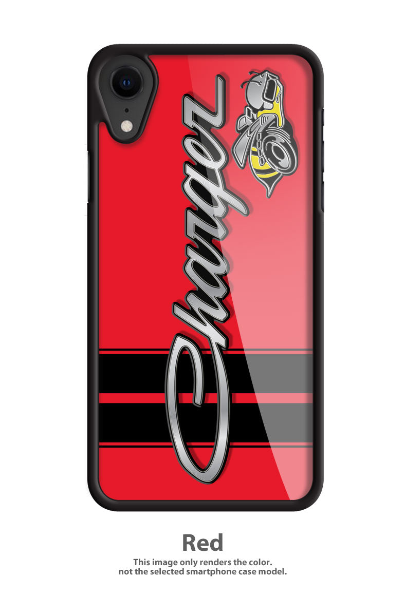 Dodge Charger Super Bee 1971 Emblem Smartphone Case - Racing Stripes