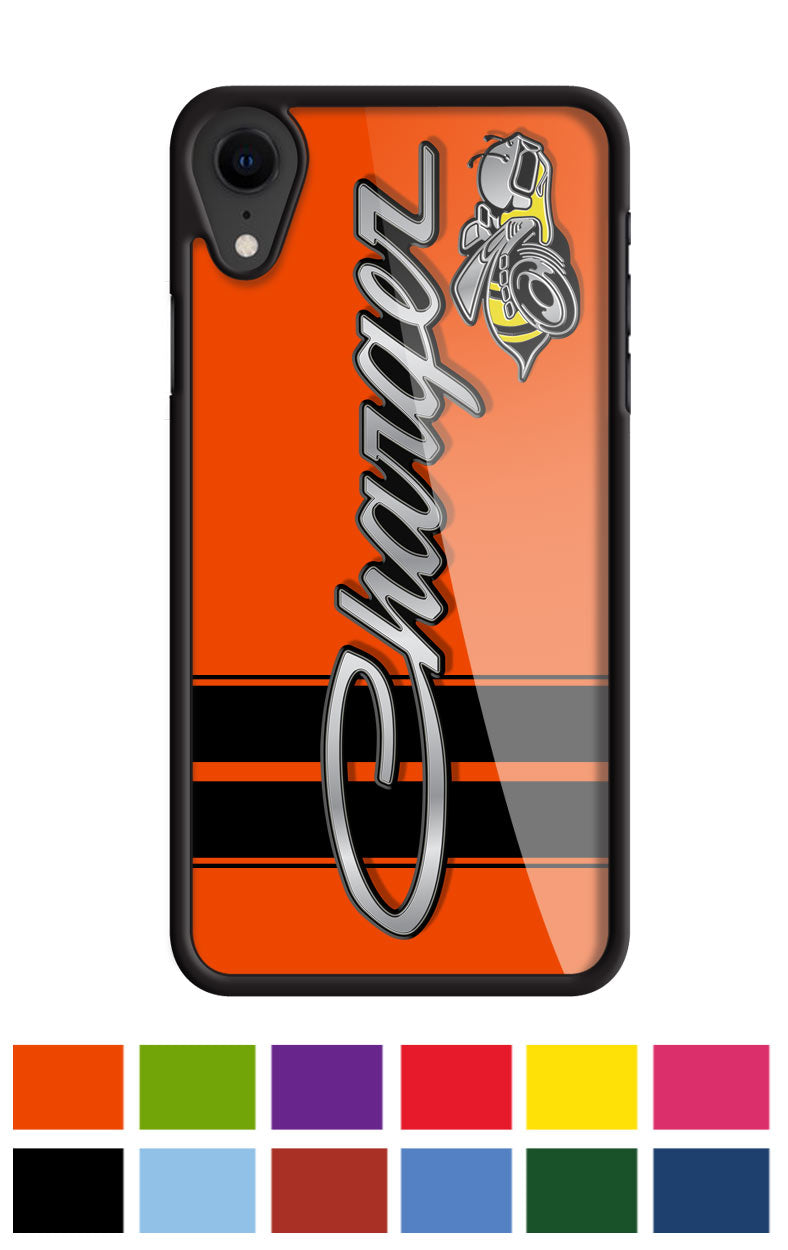 Dodge Charger Super Bee 1971 Emblem Smartphone Case - Racing Stripes