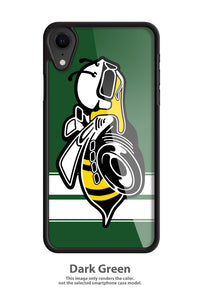 Dodge Super Bee Illustration Smartphone Case - Racing Stripes - Emblem