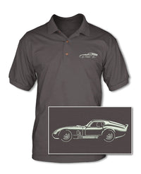 1964 Daytona Coupe Side View - Adult Pique Polo Shirt