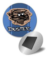 1970 - 1975 Plymouth Duster Emblem Novelty Round Fridge Magnet