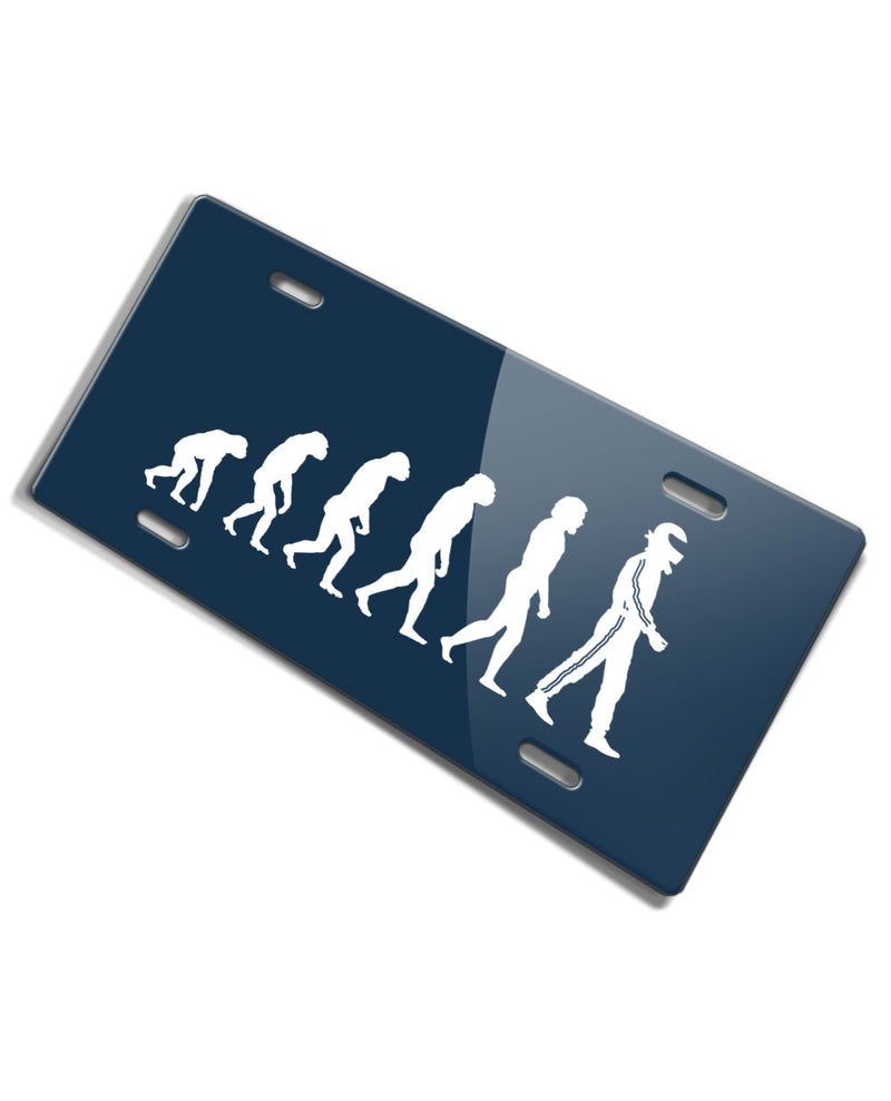 Evolution to Race Novelty License Plate