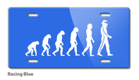 Evolution to Race Novelty License Plate