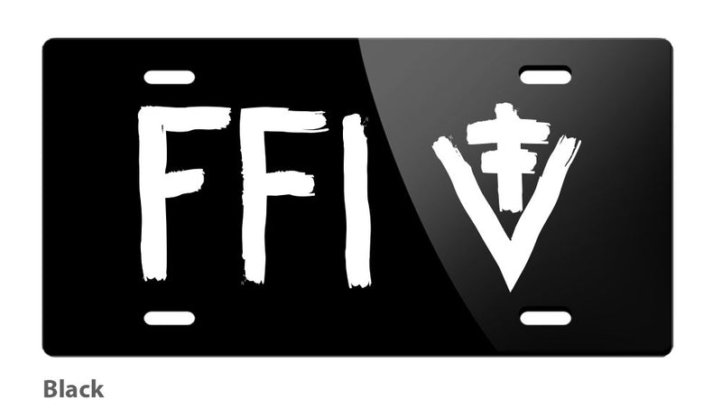 Forces françaises de l'Intérieur FFI Emblem Novelty License Plate