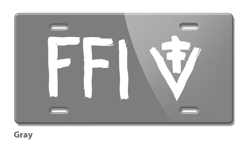 Forces françaises de l'Intérieur FFI Emblem Novelty License Plate