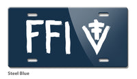 Forces françaises de l'Intérieur FFI Emblem Novelty License Plate