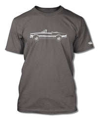 Fiat 124 Sport Spider Convertible 1966 - 1973 T-Shirt - Men - Side View