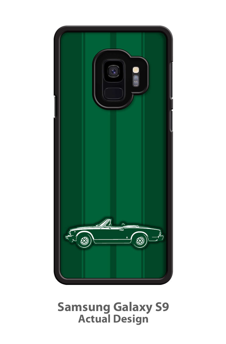 Fiat 124 Sport Spider Convertible 1974 - 1982 Smartphone Case - Racing Stripes